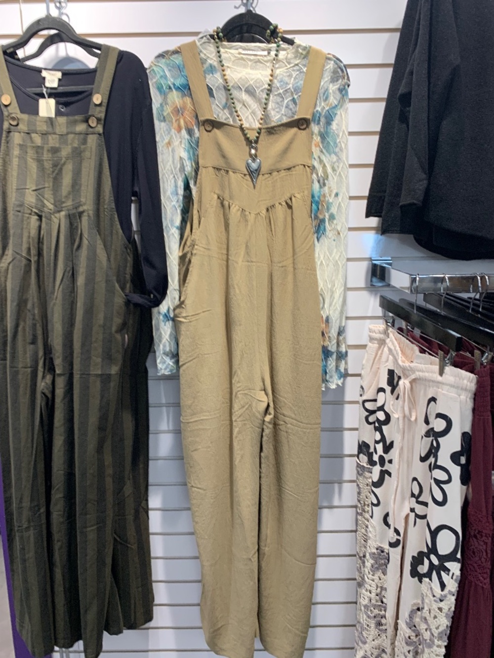 Oddi tan wide leg overall